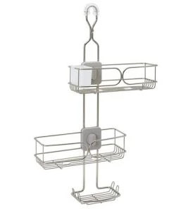 Zenna Home Stainless Steel Adjustable Shower Caddy 17 Zenna Home Stainless Steel Adjustable Shower Caddy -Zenna Home || Shutters By Design || Mustee Sales 6754169 FV 3 7819STL V2