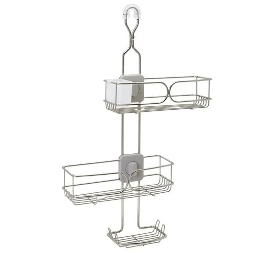 Zenna Home Stainless Steel Adjustable Shower Caddy 8 Zenna Home Stainless Steel Adjustable Shower Caddy - Image 6