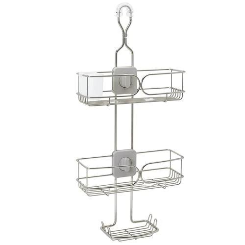 Zenna Home Stainless Steel Adjustable Shower Caddy 3 Zenna Home Stainless Steel Adjustable Shower Caddy
