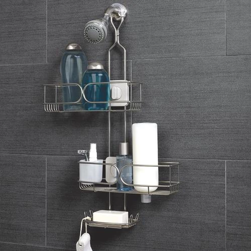 Zenna Home Stainless Steel Adjustable Shower Caddy 6 Zenna Home Stainless Steel Adjustable Shower Caddy - Image 4