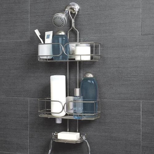 Zenna Home Stainless Steel Adjustable Shower Caddy 4 Zenna Home Stainless Steel Adjustable Shower Caddy - Image 2