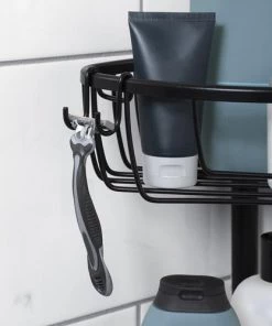 Zenna Home Frosted Suction Corner Basket 8 Zenna Home Frosted Suction Corner Basket -Zenna Home || Shutters By Design || Mustee Sales 6754172 ALT 1 2151ALBKL