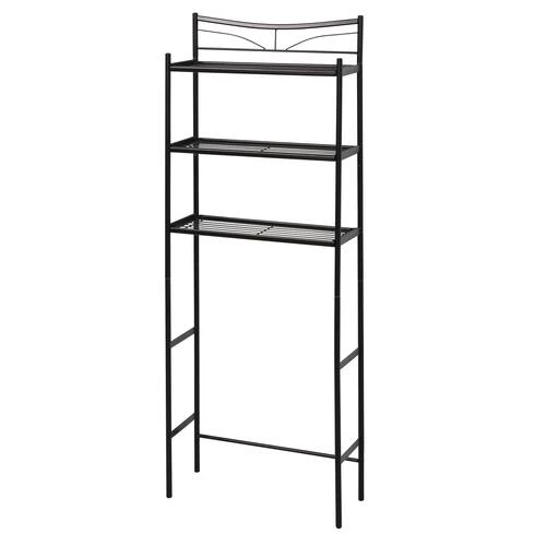 Zenna Home® Hawthorne 25"W X 9"D X 65"H Heritage Bronze Over-the-Toilet Storage Shelves 3 Zenna Home® Hawthorne 25"W X 9"D X 65"H Heritage Bronze Over-the-Toilet Storage Shelves