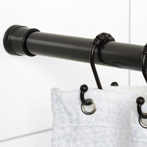 Zenna Home® NeverRust 72" Bronze Adjustable Tension Mount Shower Curtain Rod 4 Zenna Home® NeverRust 72" Bronze Adjustable Tension Mount Shower Curtain Rod - Image 2