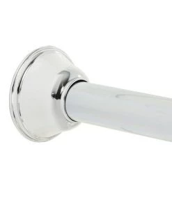 Zenna Home® NeverRust 72" Chrome Tension Mount Decorative Shower Curtain Rod