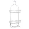 Zenna Home® Rustproof Satin Chrome Shower Caddy 1 Zenna Home® Rustproof Satin Chrome Shower Caddy -Zenna Home || Shutters By Design || Mustee Sales 7418ALL02