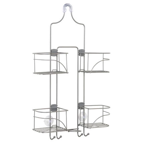Zenna Home® Expanding Satin Nickel Shower Caddy 3 Zenna Home® Expanding Satin Nickel Shower Caddy
