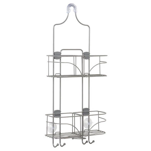 Zenna Home® Expanding Satin Nickel Shower Caddy 4 Zenna Home® Expanding Satin Nickel Shower Caddy - Image 2