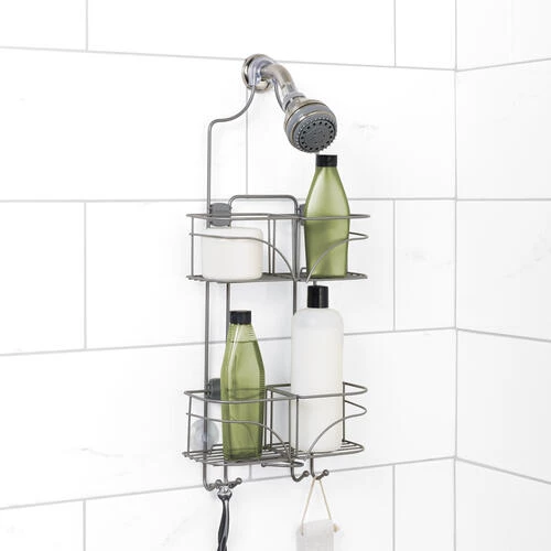 Zenna Home® Expanding Satin Nickel Shower Caddy 5 Zenna Home® Expanding Satin Nickel Shower Caddy - Image 3