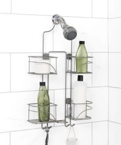 Zenna Home® Expanding Satin Nickel Shower Caddy 10 Zenna Home® Expanding Satin Nickel Shower Caddy -Zenna Home || Shutters By Design || Mustee Sales 7446NN ALT3