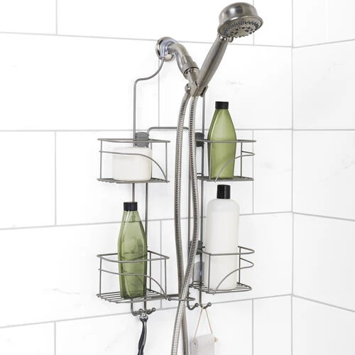 Zenna Home® Expanding Satin Nickel Shower Caddy 7 Zenna Home® Expanding Satin Nickel Shower Caddy - Image 5