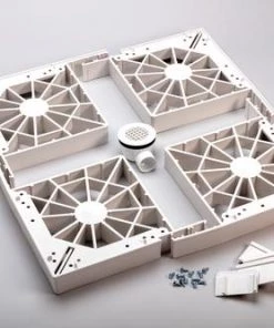 E. L. Mustee Mustee Durastall Extended Shower Base Kit For Models 80 And 140 Only