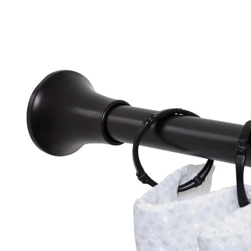 Zenna Home® NeverRust 86" Bronze Adjustable Tension Mount Shower Curtain Rod 4 Zenna Home® NeverRust 86" Bronze Adjustable Tension Mount Shower Curtain Rod - Image 2