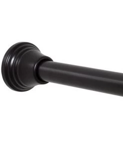 Zenna Home® NeverRust 86" Bronze Adjustable Tension Mount Shower Curtain Rod