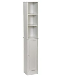 Zenna Home® 12"W X 10"D X 67"H White Linen Cabinet