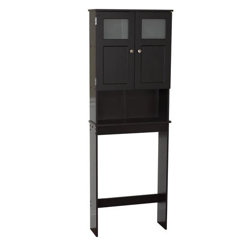 Zenna Home® 23"W X 67"H Espresso Over-The-Toilet Storage Cabinet 3 Zenna Home® 23"W X 67"H Espresso Over-The-Toilet Storage Cabinet