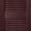 Shutters By Design 14-1/2"W X 39"H Bordeaux Vinyl Louvered Exterior Shutters - 2-Pack 1 Shutters By Design 14-1/2"W X 39"H Bordeaux Vinyl Louvered Exterior Shutters - 2-Pack -Zenna Home || Shutters By Design || Mustee Sales BRDX Louver 47 2021