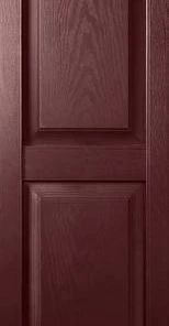 Shutters By Design 14-1/2"W X 39"H Bordeaux Vinyl Reversible Exterior Shutters - 2-Pack 9 Shutters By Design 14-1/2"W X 39"H Bordeaux Vinyl Reversible Exterior Shutters - 2-Pack -Zenna Home || Shutters By Design || Mustee Sales BRDX Raised 47