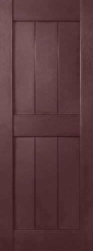 Shutters By Design 14-1/2"W X 39"H Bordeaux Vinyl Reversible Exterior Shutters - 2-Pack 4 Shutters By Design 14-1/2"W X 39"H Bordeaux Vinyl Reversible Exterior Shutters - 2-Pack - Image 2