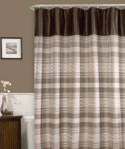 Zenna Home® Blake 70"W X 72"H Polyester Shower Curtain