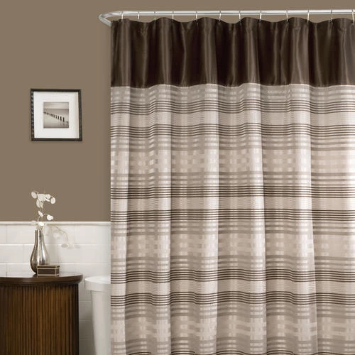 Zenna Home® Blake 70"W X 72"H Polyester Shower Curtain 3 Zenna Home® Blake 70"W X 72"H Polyester Shower Curtain