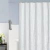Zenna Home® Breeze White 70"W X 72"H Polyester Shower Curtain -Zenna Home || Shutters By Design || Mustee Sales CFRBRZWWL