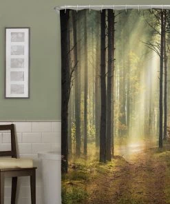 Zenna Home® Trailblazer 70"W X 72"H Polyester Shower Curtain