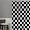 Zenna Home® Check 70"W X 72"H PEVA Shower Curtain