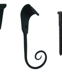 Shutters By Design Charleston Style Cast Iron Lag Mounted Shutter Dogs - 2 Pack