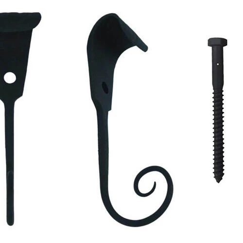 Shutters By Design Charleston Style Cast Iron Lag Mounted Shutter Dogs - 2 Pack 3 Shutters By Design Charleston Style Cast Iron Lag Mounted Shutter Dogs - 2 Pack