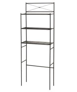 Zenna Home® 23"W X 65"H Bronze Over-the-Toilet Storage Shelves