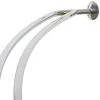 Zenna Home® NeverRust® 72" Stainless Steel Wall-Mount Double Curved Shower Curtain Rod