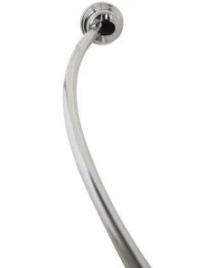 Zenna Home® NeverRust® 72" Stainless Steel Tension Mount Curved Shower Curtain Rod