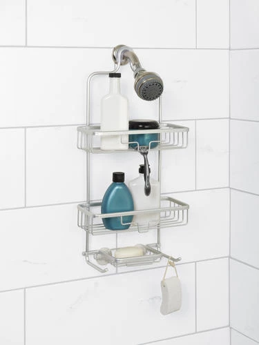Zenna Home® NeverRust Chrome Shower Caddy 4 Zenna Home® NeverRust Chrome Shower Caddy - Image 2