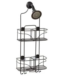 Zenna Home® Expanding Oil-Rubbed Bronze Shower Caddy 7 Zenna Home® Expanding Oil-Rubbed Bronze Shower Caddy -Zenna Home || Shutters By Design || Mustee Sales E7446HB 1 1