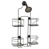 Zenna Home® Expanding Oil-Rubbed Bronze Shower Caddy -Zenna Home || Shutters By Design || Mustee Sales E7446HB hammer