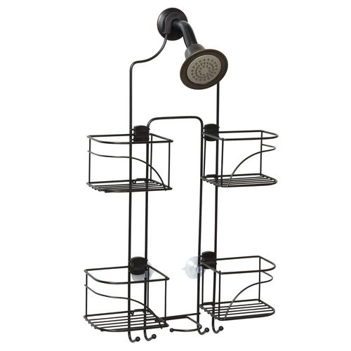 Zenna Home® Expanding Oil-Rubbed Bronze Shower Caddy 3 Zenna Home® Expanding Oil-Rubbed Bronze Shower Caddy