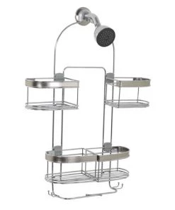 Zenna Home® Expanding Stainless Steel Shower Caddy