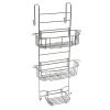 Zenna Home® Chrome Shower Door Caddy 1 Zenna Home® Chrome Shower Door Caddy -Zenna Home || Shutters By Design || Mustee Sales E7803SS hammer
