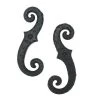 Shutters By Design Faux Stippled Scroll Cast Iron Shutter Dog With Hardware - 2 Pack -Zenna Home || Shutters By Design || Mustee Sales FauxShutterDogStippled88270