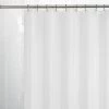 Zenna Home® Striped White 70"W X 72"H Polyester Shower Curtain Liner -Zenna Home || Shutters By Design || Mustee Sales LFRWTRWWL