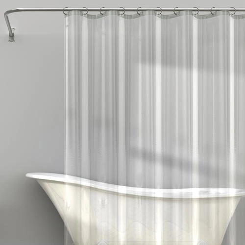 Zenna Home® Clear 70"W X 72"H Medium Weight PEVA Shower Curtain Liner 3 Zenna Home® Clear 70"W X 72"H Medium Weight PEVA Shower Curtain Liner