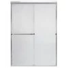 E. L. Mustee E.L. Mustee Stylemate 59"W X 69"H Chrome Semi-Frameless Sliding Shower Door With Clear Glass -Zenna Home || Shutters By Design || Mustee Sales Mustee60 406