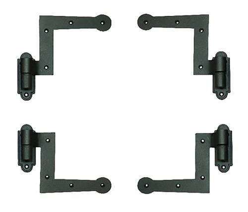 Shutters By Design Set Of 1-1/4" Offset New York Style Cast Iron Shutter Hinges - 4 Pack 2 Shutters By Design Set Of 1-1/4" Offset New York Style Cast Iron Shutter Hinges - 4 Pack