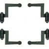 Shutters By Design Set Of 2" Offset New York Style Cast Iron Shutter Hinges - 4 Pack 2 Shutters By Design Set Of 2" Offset New York Style Cast Iron Shutter Hinges - 4 Pack -Zenna Home || Shutters By Design || Mustee Sales NewYorkStyle2HingeSet88512