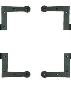 Shutters By Design Set Of 2" Offset New York Style Cast Iron Shutter Hinges - 4 Pack