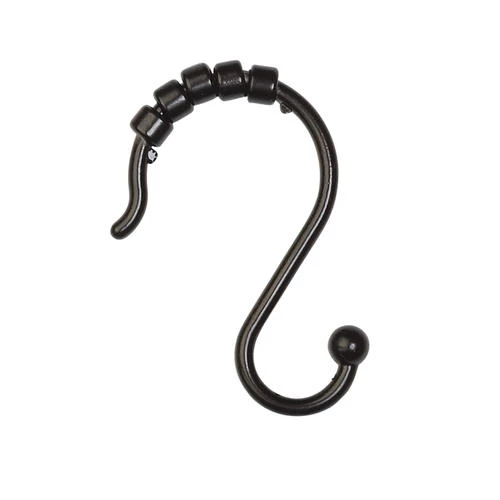 Zenna Home® NeverRust Bronze Roller Shower Curtain Hooks - 12 Count 3 Zenna Home® NeverRust Bronze Roller Shower Curtain Hooks - 12 Count