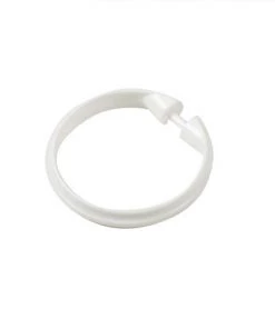 Zenna Home® White Shower Curtain Rings - 12 Count