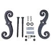 Shutters By Design Scroll Cast Iron Shutter Dog Value Pack - 2 Pack 2 Shutters By Design Scroll Cast Iron Shutter Dog Value Pack - 2 Pack -Zenna Home || Shutters By Design || Mustee Sales ShutterDogValuePack88280R