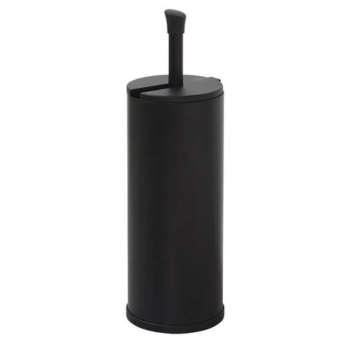 Zenna Home® Black Freestanding Toilet Paper Roll Reserve 3 Zenna Home® Black Freestanding Toilet Paper Roll Reserve